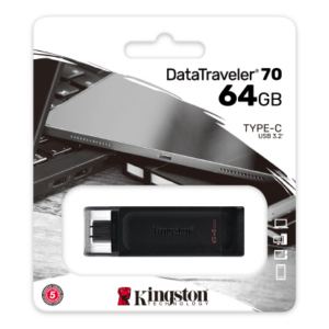 Kingston DataTraveler 70 64GB USB-C Flash Memory