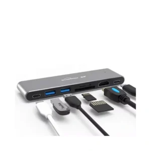 Blueendless 6 in 1 Multi-Function M.2 SATA SSD Enclosure Hub