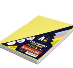 Coloured A4 Bristol Board 100 Sheets 150gm