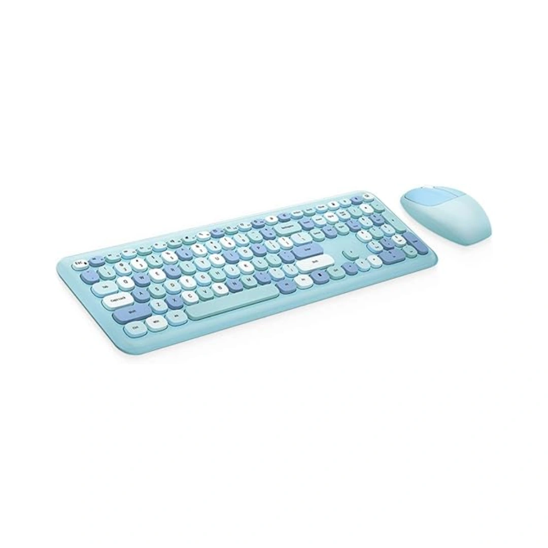 KM-666 Wireless keyboard and mouse combo 2.4g (multi-color)