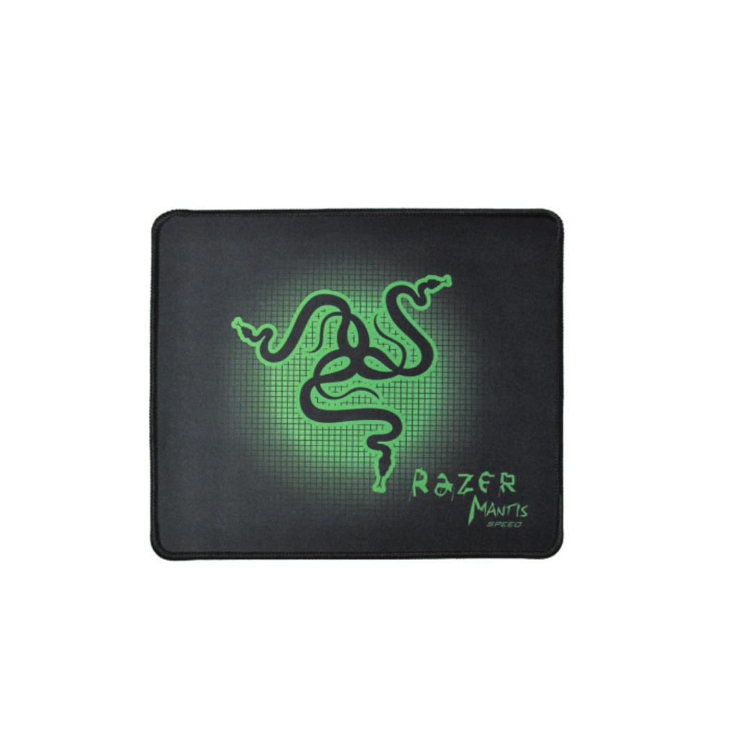 black and green 21 x 25 x 0.15 cm mousepad