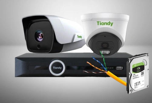 Tiandy 4mp-16 Cameras Security System