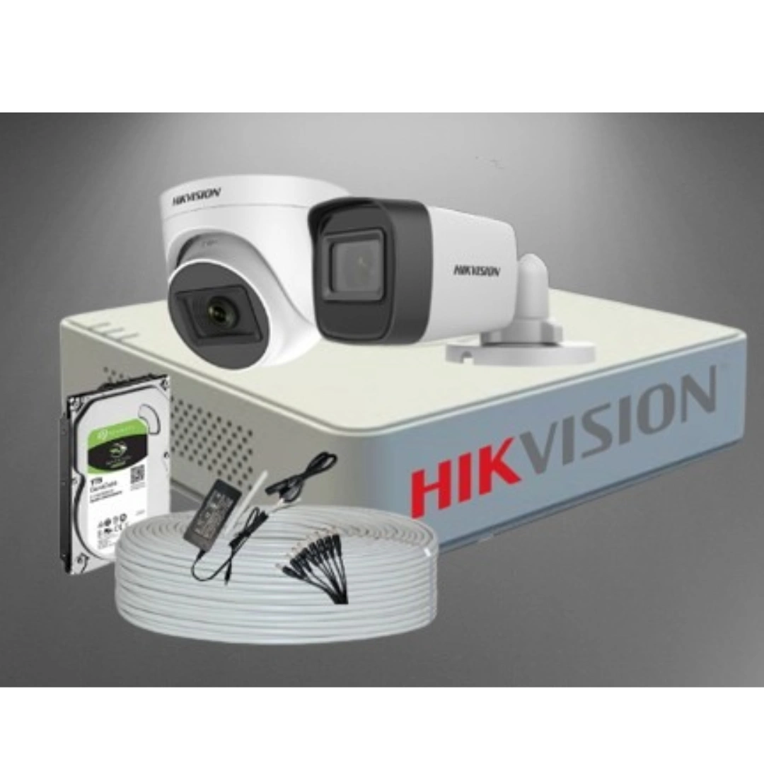 Hikvision 2mp ColorVU 6 Cameras Security System