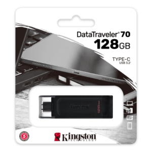 Kingston DataTraveler 70 128GB USB-C Flash Memory