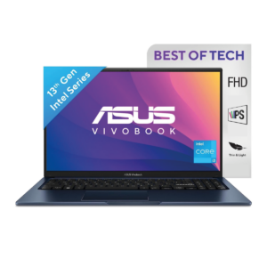 ASUS VIVOBOOK INTEL CORE I3-1315U-4GB RAM-512GB SSD 15.6 FHD LAPTOP"
