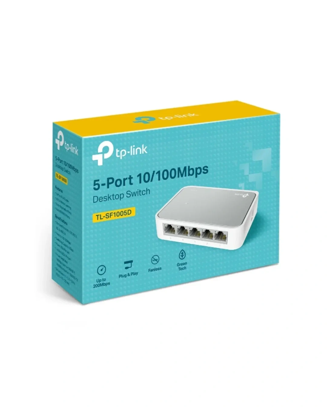 TP-LINK TL-SF1005D 5-Port 10/100Mbps Desktop Switch