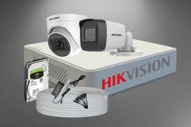 Hikvision 2 Cameras 5mp Hybrid Light Security System