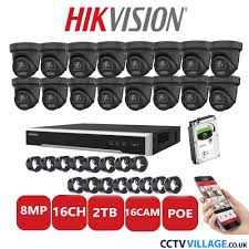 Hikvision 8mp 16 Cameras ColorVU Security System