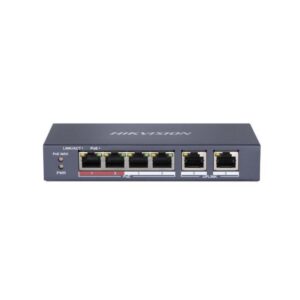 Hikvision 4 Port Fast Ethernet Unmanaged POE DS-3E0106P-E/M Switch