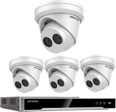 Hikvision 4 Cameras 8mp Hybrid Light Security System