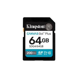 Kingston Canvas Go! Plus 64GB SDG4 Memory Card