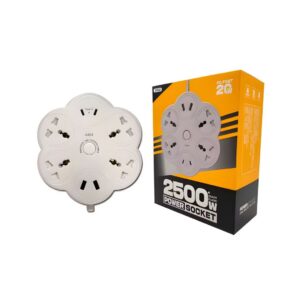 2500W 6 Port Power Socket 4404 with 2 TYPE C Port