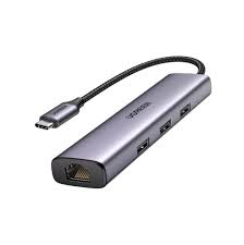 Ugreen 60600-4 in 1 USB-C to 3X USB3.0 HUB+RJ45 Ethernet Adapter