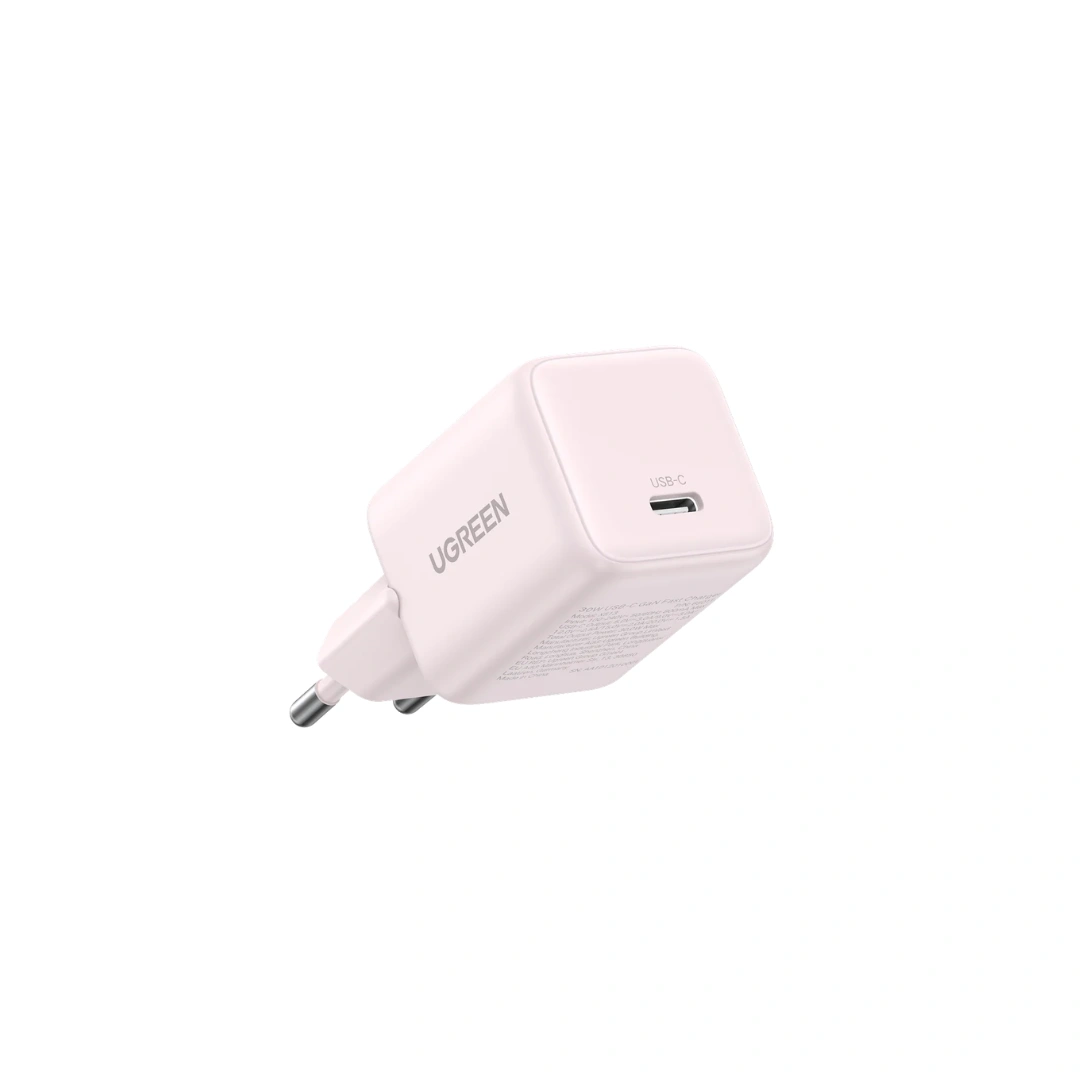 UGREEN (65011) 30W USB-C GaN Fast Charger Pink EU