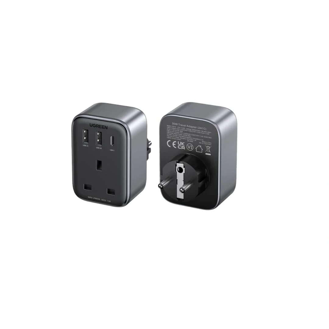 UGREEN Outlet Extender Converter(1 AC Outlets +  30W 2A1C)