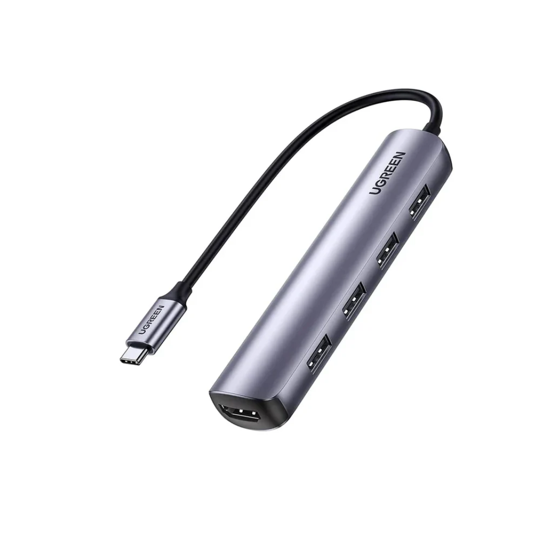 UGREEN USB-C to 4*USB 3.0 Up to 5Gpbs + HDMI Adapter With PD