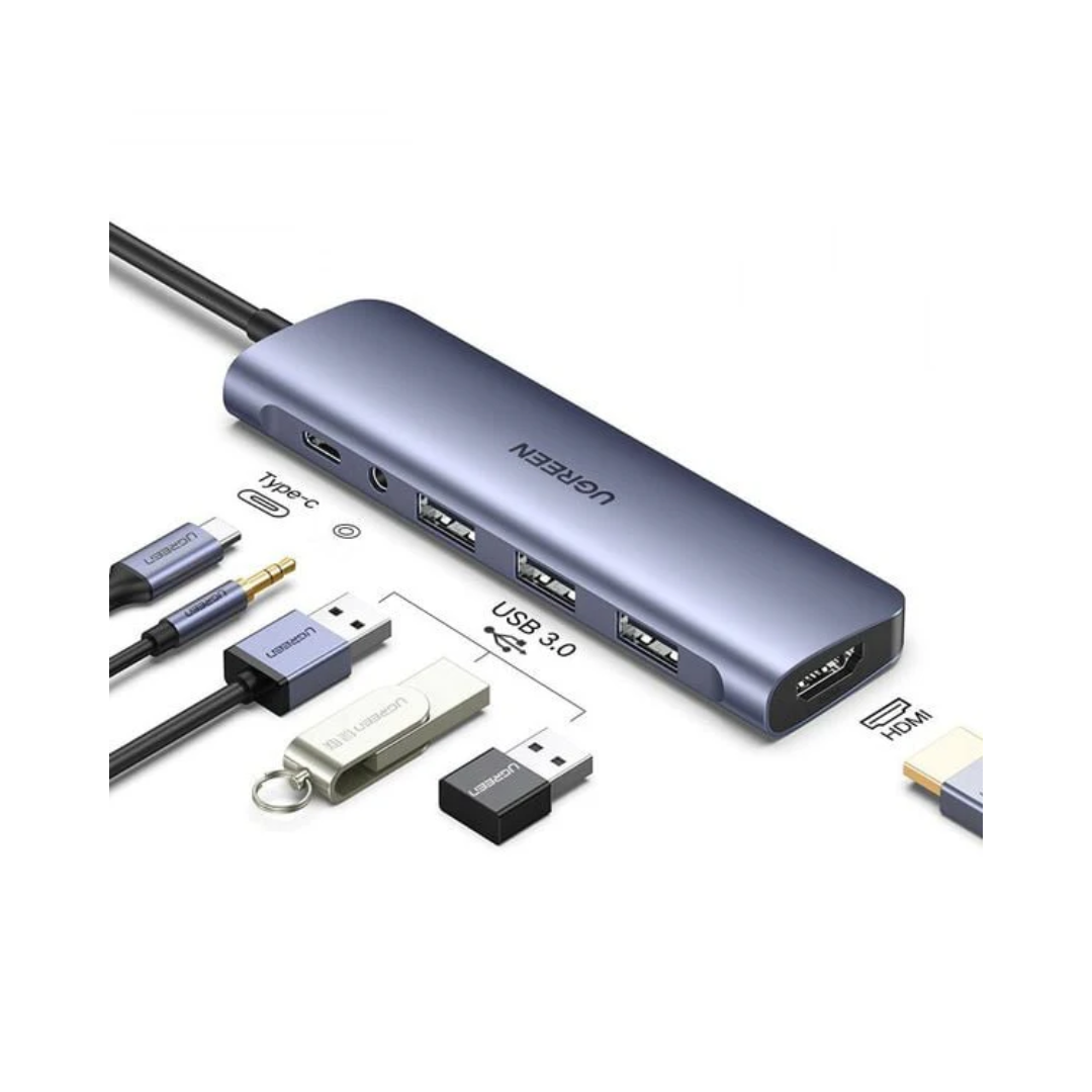 UGREEN (80132) UGREEN 10-in-1 USB-C Hub (Dual Monitor Adapter)