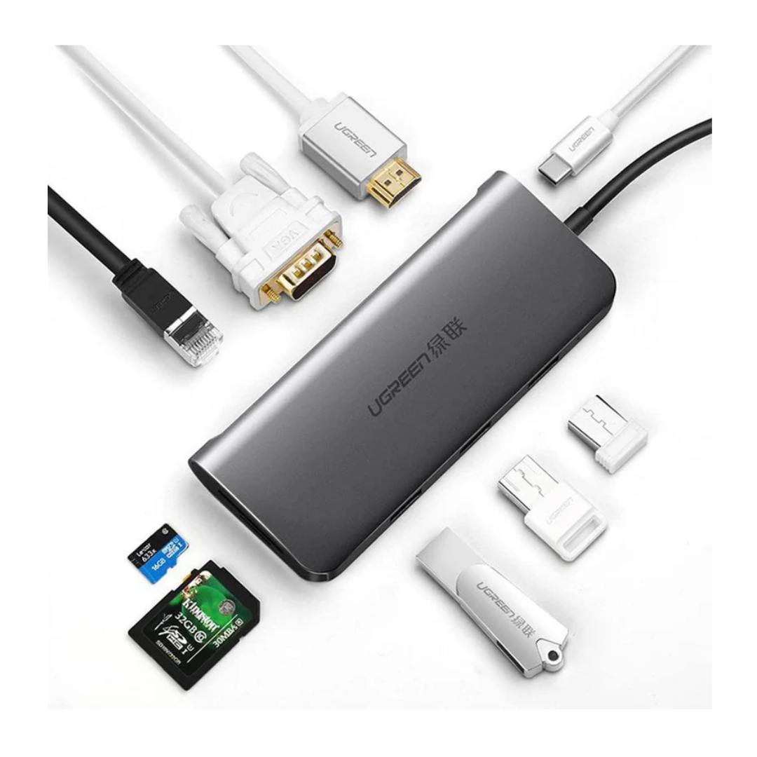 UGREEN (40873) USB-C 9-in-1 Multifunction Adapter