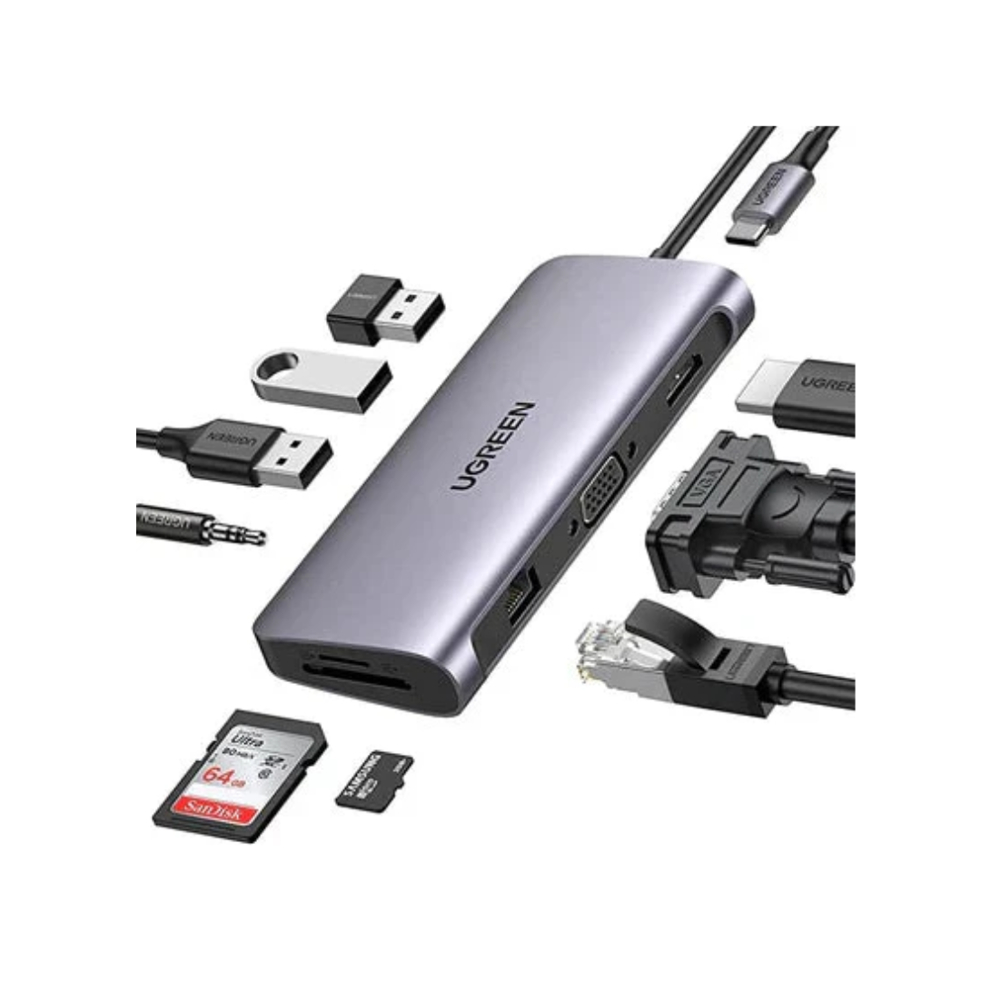 UGREEN (80133) USB-C 10-in-1 Multifunction Adapter