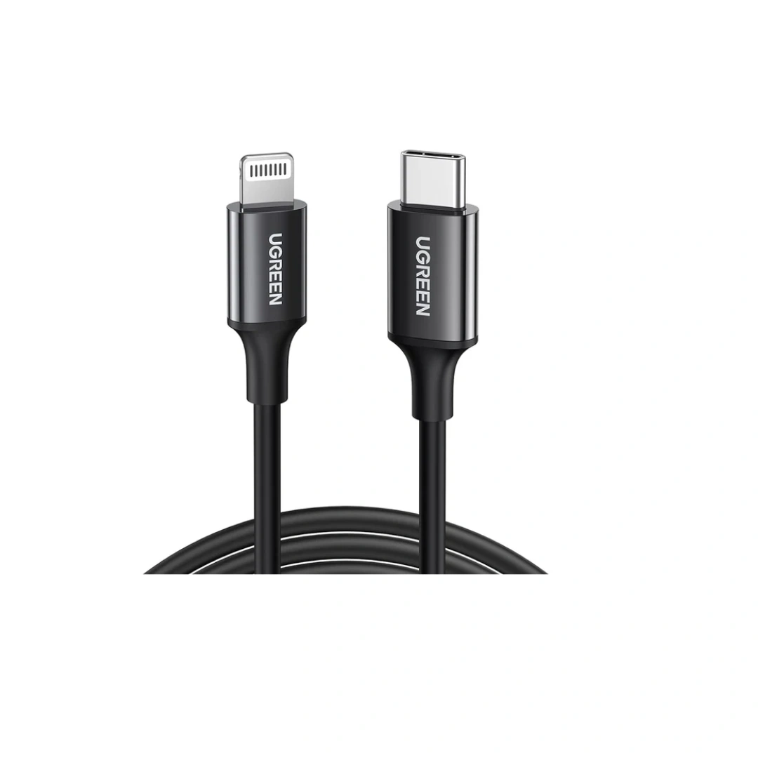 UGREEN ( US171) Lightning To Type-C 2.0 Male Cable Black