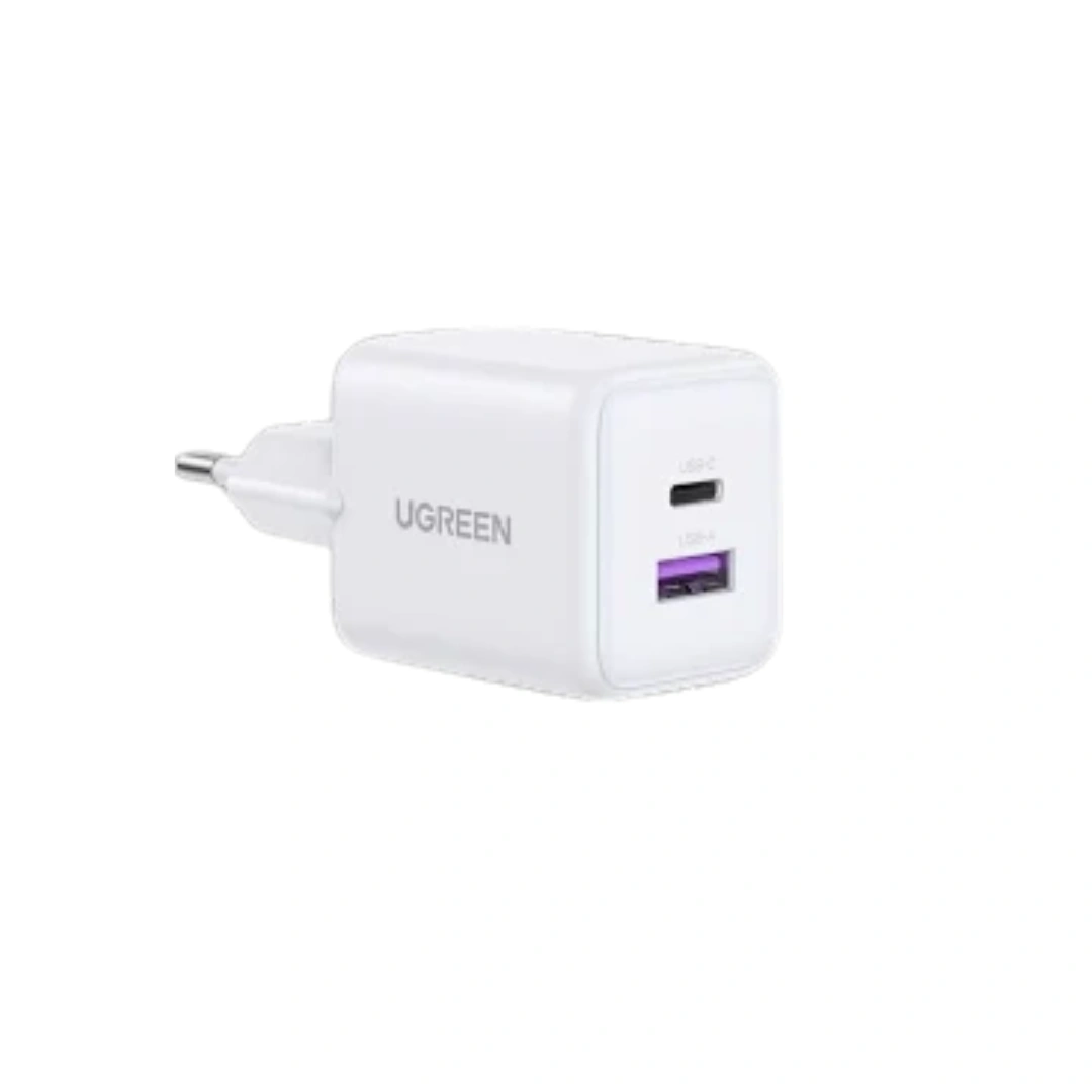 UGREEN (65015) 30W 2-Port GaN Fast Charger White EU